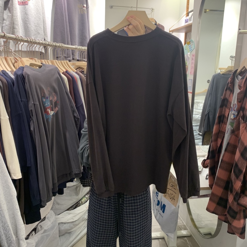 CELLI東大門㊣實拍女裝新款人氣推薦熱賣時尚職業長袖T恤鴨CELLI長袖T恤