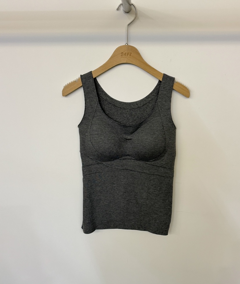 TWENTY FOUR SEVEN24-7東大門㊣直郵女士新款25秋冬吊帶背心TEWNTY FOUR SEVEN24-7吊帶/背心圖色2灰色