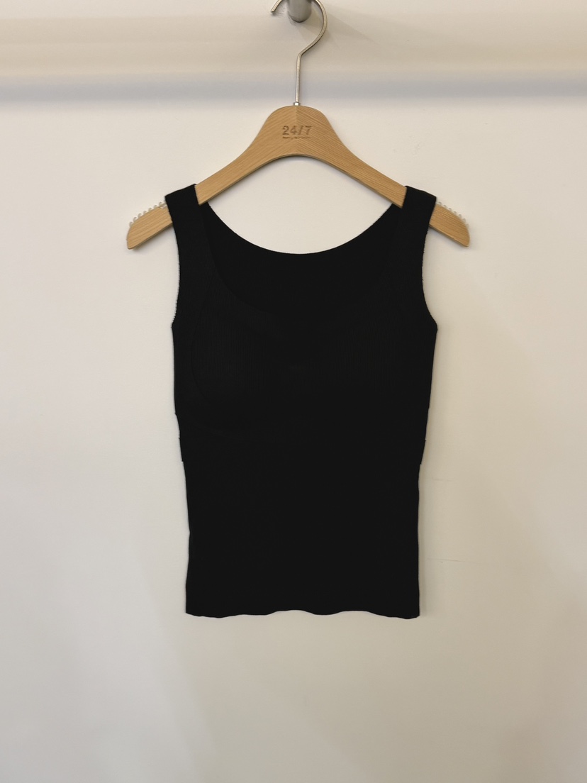 TWENTY FOUR SEVEN24-7東大門㊣直郵女士新款25秋冬吊帶背心TEWNTY FOUR SEVEN24-7吊帶/背心圖色4黑色