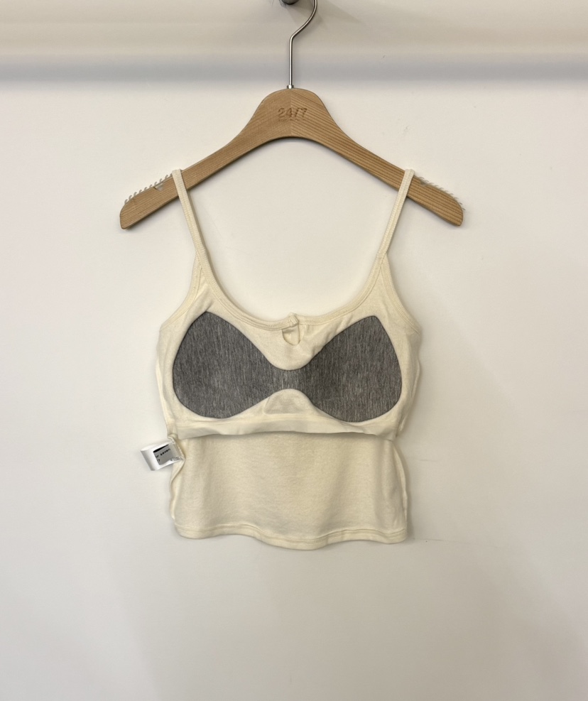 TWENTY FOUR SEVEN24-7韓國代購㊣女裝新品推薦吊帶背心海軍紐扣TEWNTY FOUR SEVEN24-7吊帶/背心