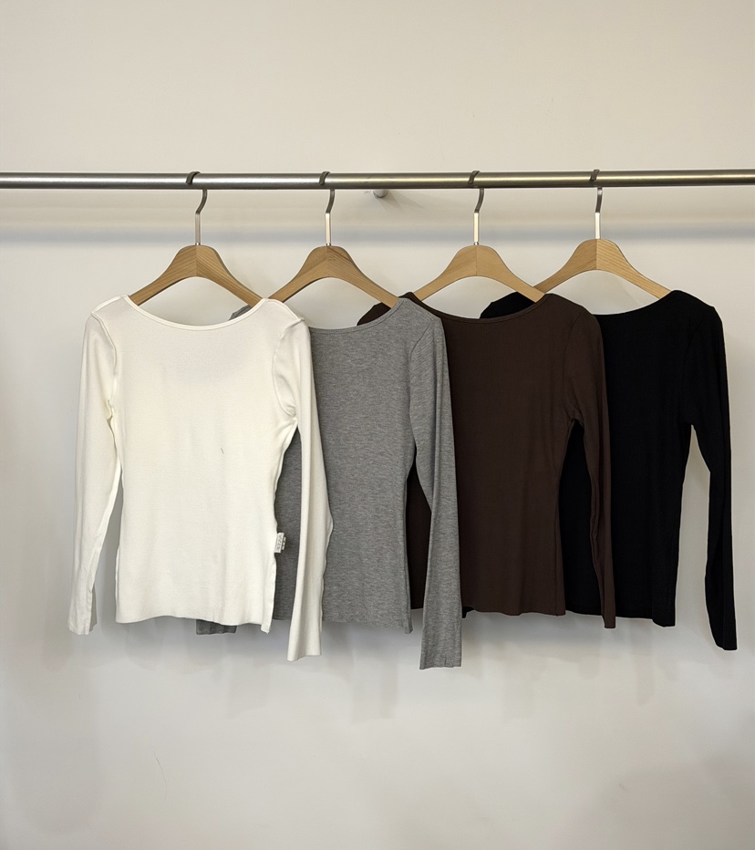 TWENTY FOUR SEVEN24-7韓國代購㊣女士新品推薦熱賣長袖T恤TEWNTY FOUR SEVEN24-7長袖T恤