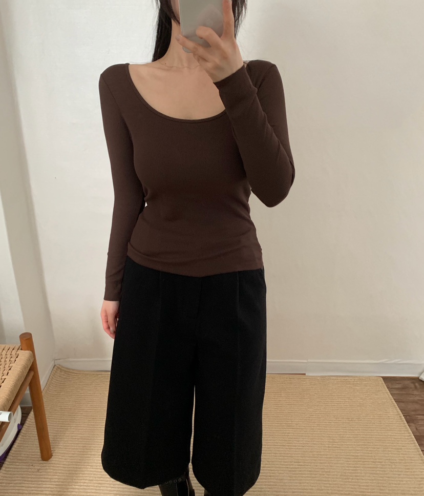 TWENTY FOUR SEVEN24-7韓國代購㊣女士新品推薦熱賣長袖T恤TEWNTY FOUR SEVEN24-7長袖T恤