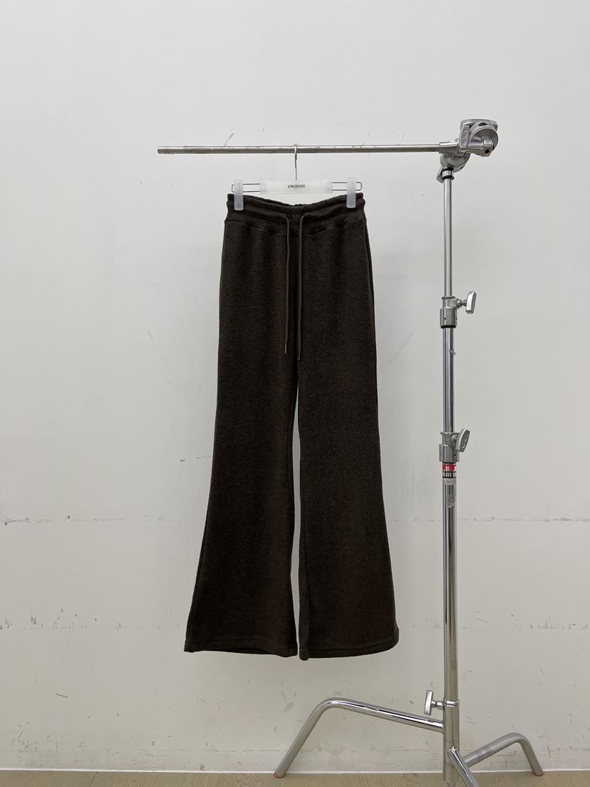 ATMOSPHERE韓國直郵㊣女士新品25秋冬休閑職業時尚休閑褲羊毛ATMOSPHERE/BLING休閑褲圖色3