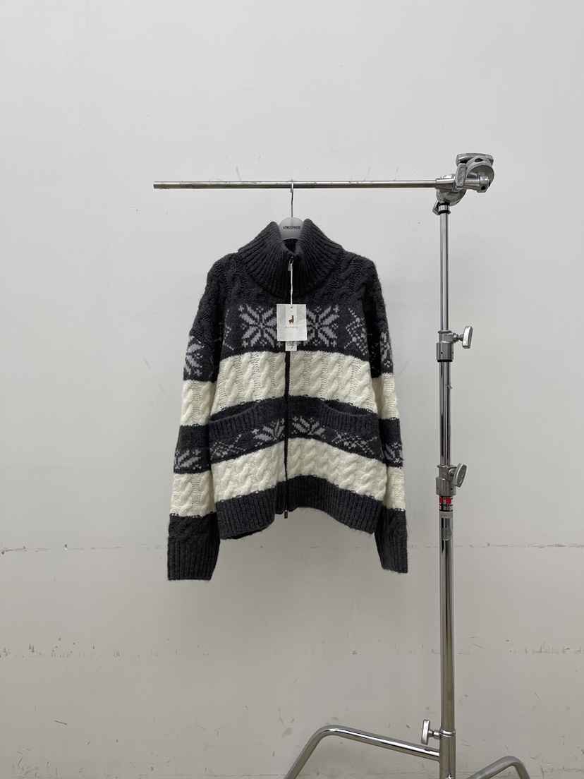 ATMOSPHERE韓國代購㊣女士新款熱賣休閑推薦時尚人氣職業毛衣ATMOSPHERE/BLING毛衣圖色2墨