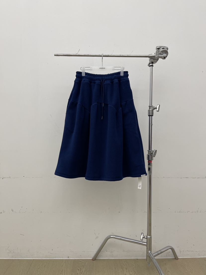 ATMOSPHERE韓國代購㊣女士新品熱賣25秋冬半身裙中短裙羊毛ATMOSPHERE/BLING半身裙/中短裙圖色2藏藍