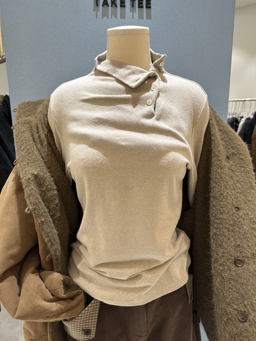 TAKE TEE東大門㊣代購女士新款推薦熱賣職業長袖T恤安哥拉TAKE TEE長袖T恤圖色2