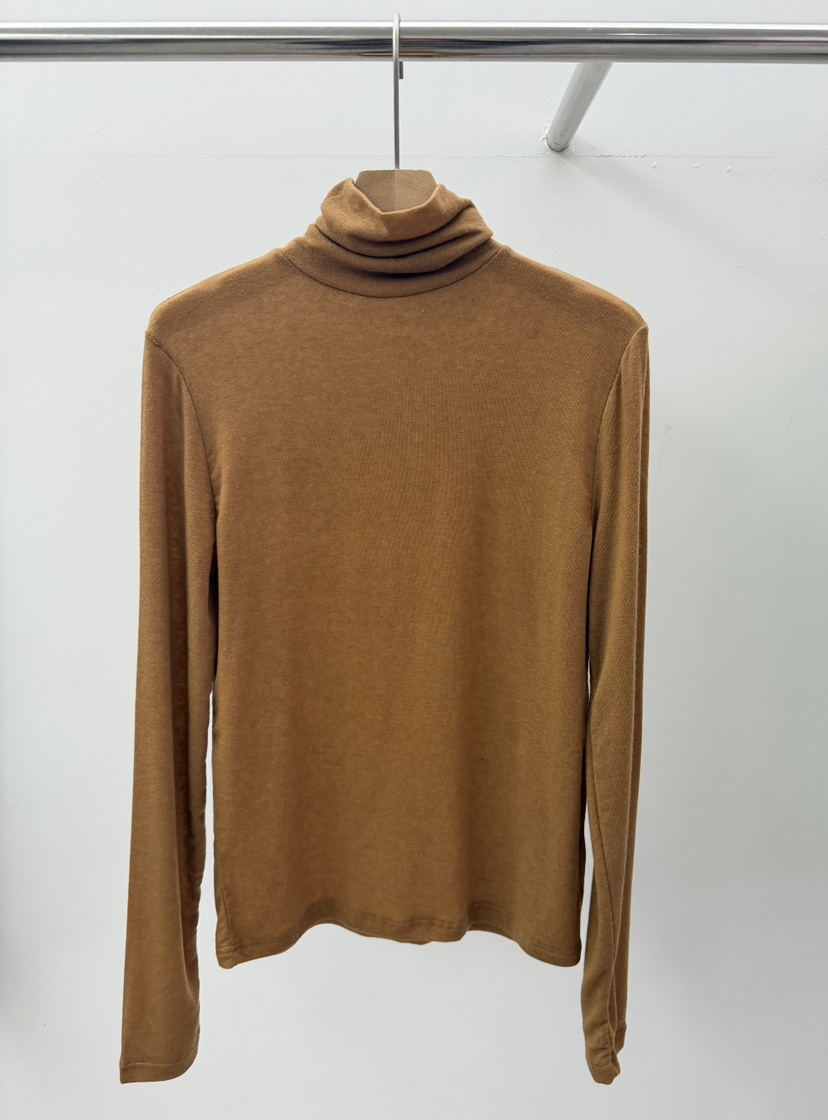 BROWNS-P東大門㊣直郵女裝新款熱賣休閑25秋冬長袖T恤高領BROWNS-P長袖T恤圖色3