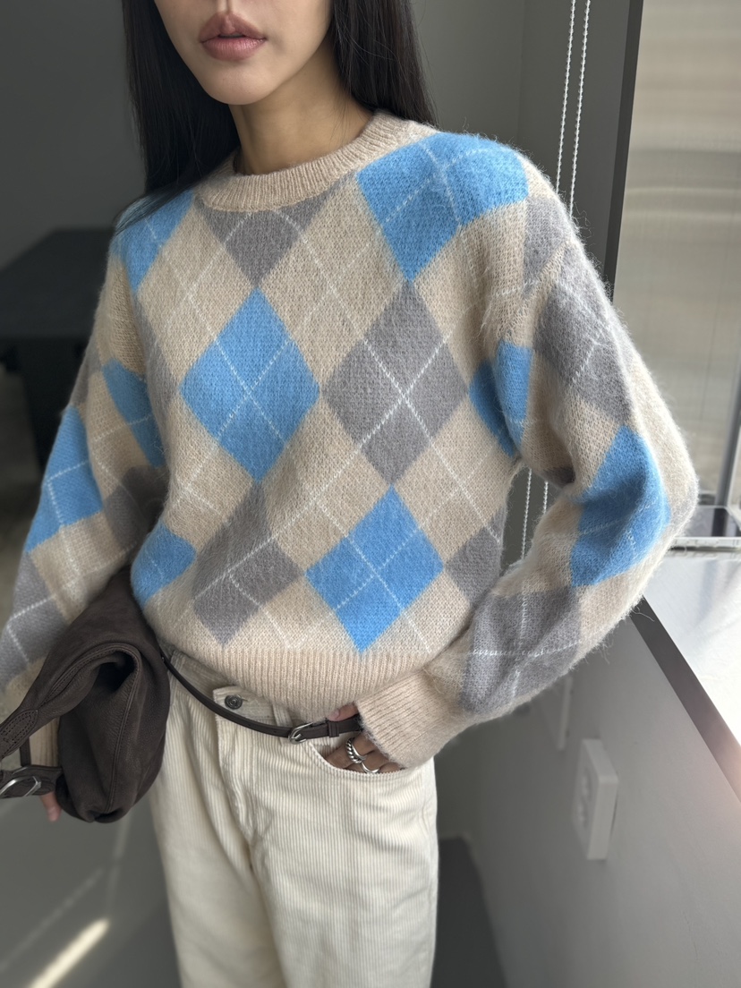 LIMLIMLIM韓國代購㊣女裝新款人氣時尚職業熱賣休閑25秋冬針織衫LIM LIM LIM針織衫