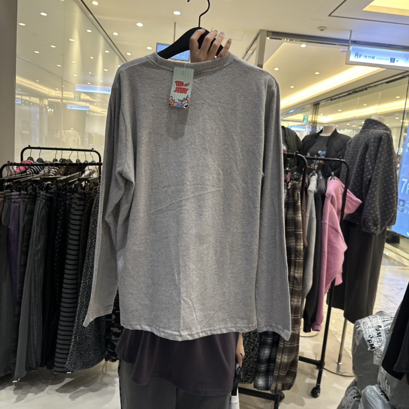 CREDITO東大門㊣代購女裝新款熱賣休閑人氣推薦職業長袖T恤CREDITO長袖T恤