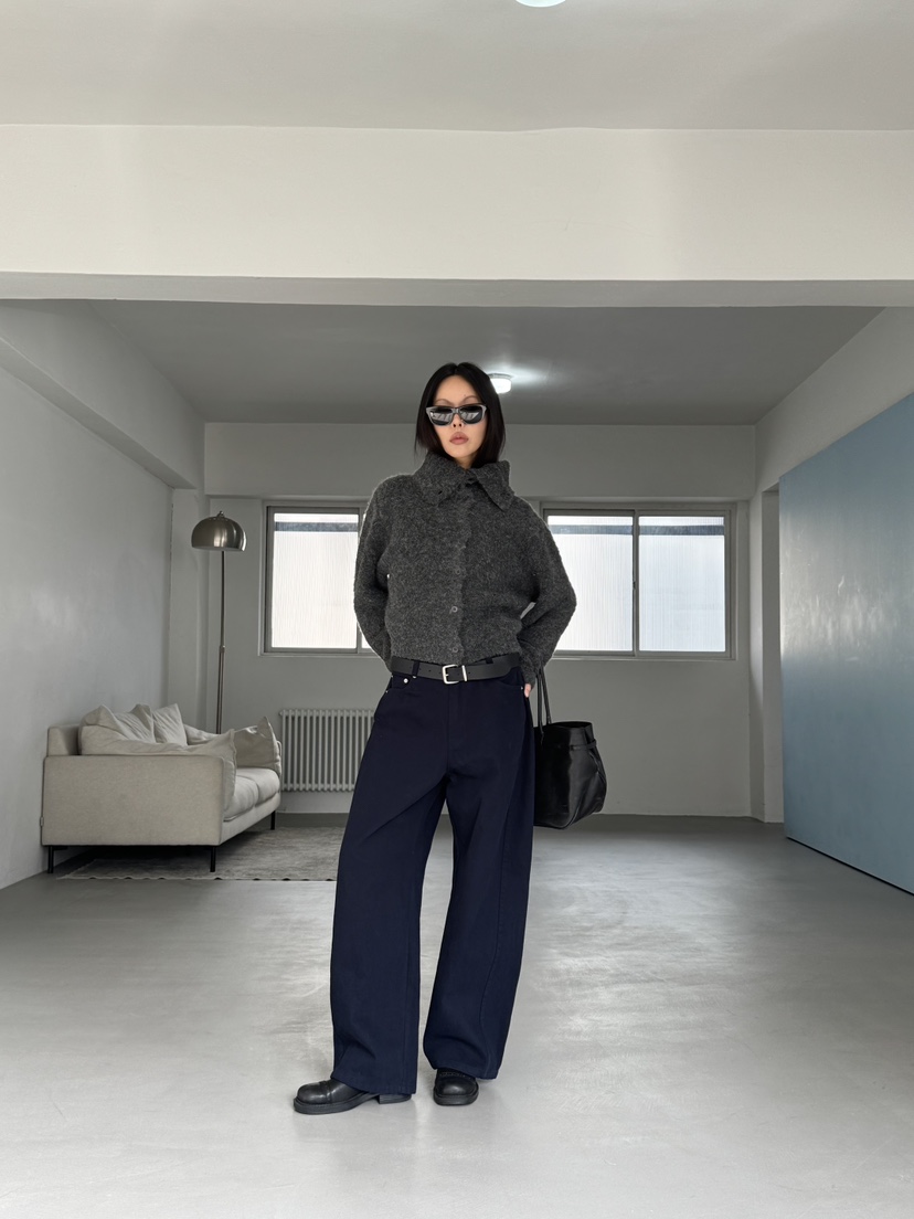 LIMLIMLIM東大門㊣實拍女士新品休閑職業休閑褲不含腰帶羊毛LIM LIM LIM休閑褲