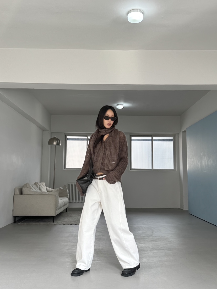 LIMLIMLIM東大門㊣實拍女士新品休閑職業休閑褲不含腰帶羊毛LIM LIM LIM休閑褲