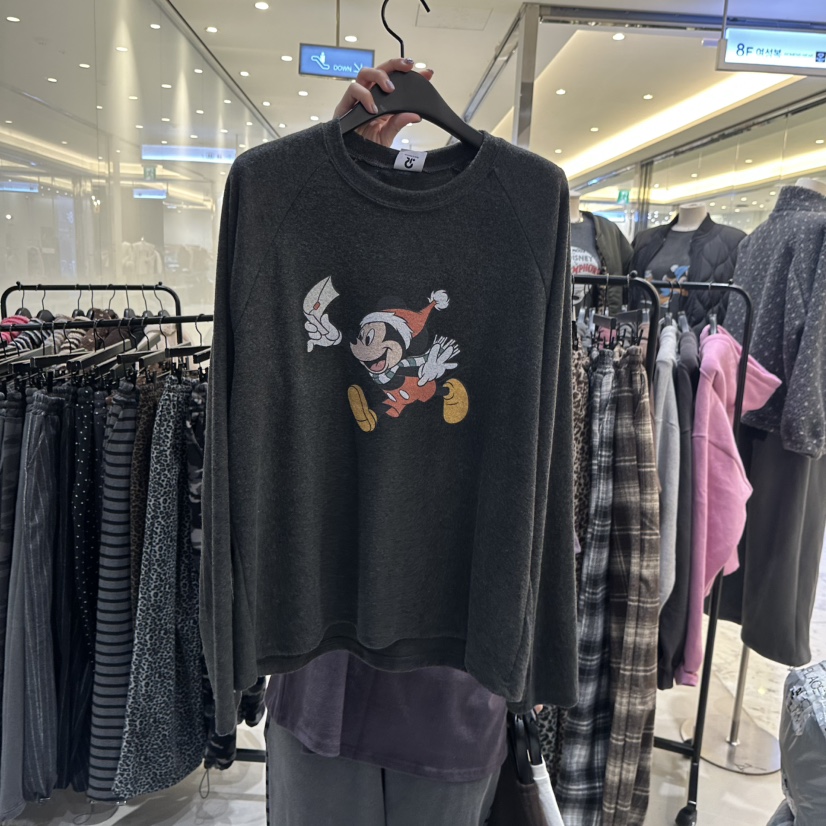 CREDITO東大門㊣實拍女裝新品25秋冬休閑人氣熱賣職業長袖T恤CREDITO長袖T恤圖色2