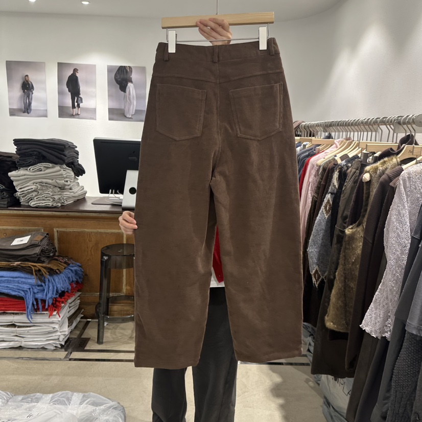 ACKER韓國代購㊣女士新品推薦時尚熱賣職業休閑休閑褲加絨羊毛ACKER休閑褲