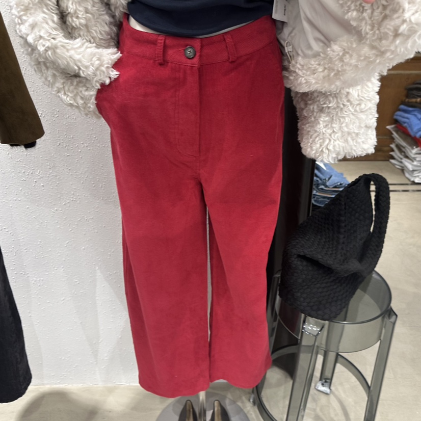 ACKER韓國代購㊣女士新品推薦時尚熱賣職業休閑休閑褲加絨羊毛ACKER休閑褲圖色2