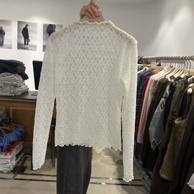 ACKER東大門㊣代購女士新品休閑職業熱賣人氣襯衫蕾絲衫蕾絲ACKER襯衫/蕾絲衫圖色3