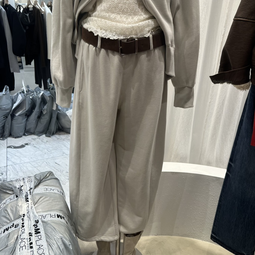 ACKER韓國代購㊣女士新品推薦職業熱賣人氣休閑褲不含腰帶加絨ACKER休閑褲圖色2