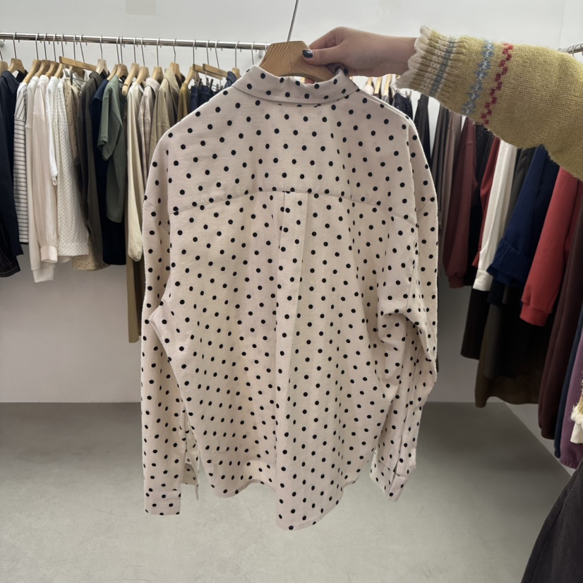 BROWNS-P韓國代購㊣女裝新款人氣休閑職業襯衫蕾絲衫抓絨混紡BROWNS-P襯衫/蕾絲衫