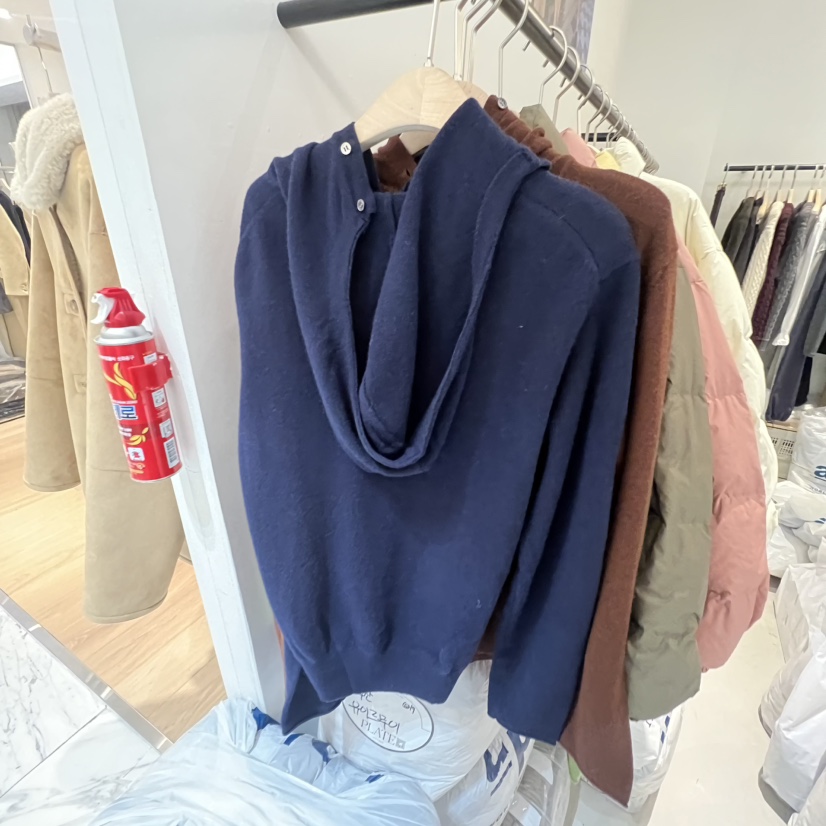 PLATE東大門㊣代購女士新品熱賣職業休閑人氣推薦針織衫紐扣PLATE針織衫