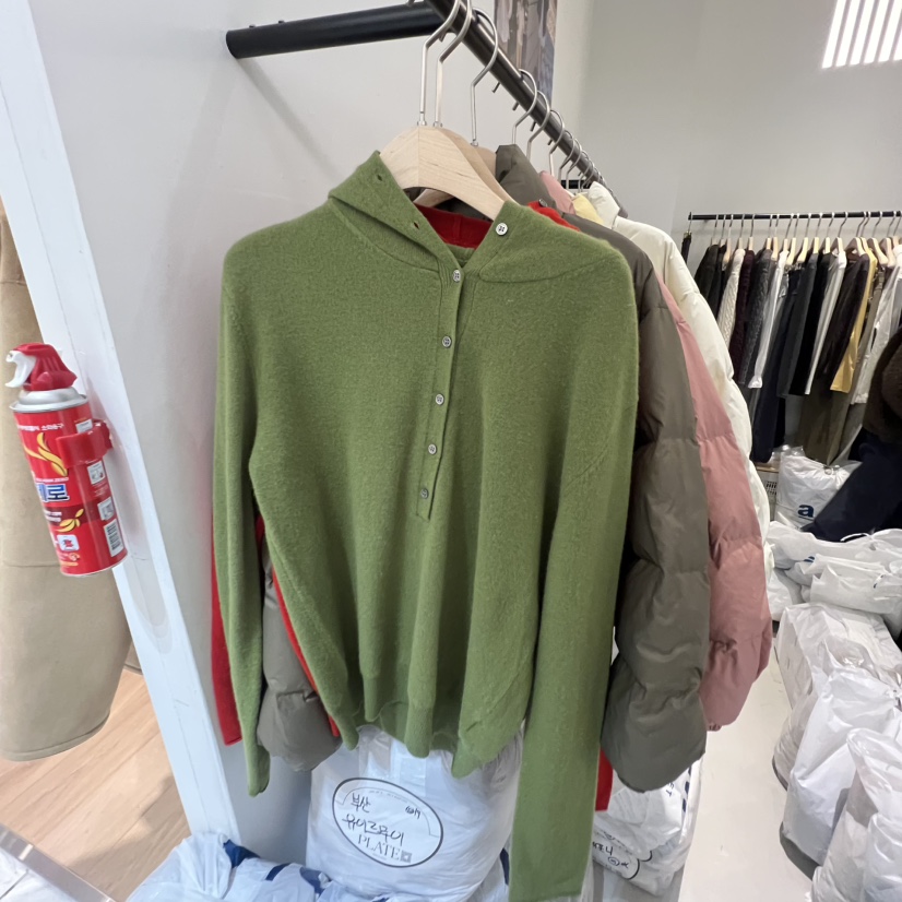 PLATE東大門㊣代購女士新品熱賣職業休閑人氣推薦針織衫紐扣PLATE針織衫圖色3