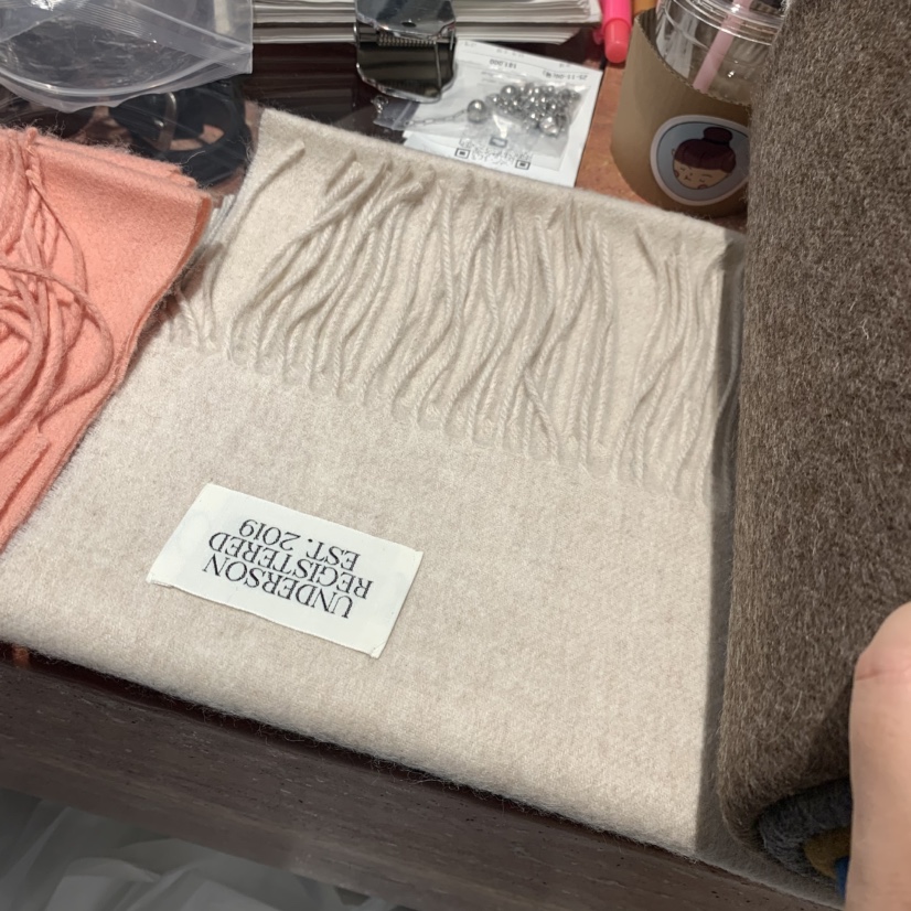 UNDERSON東大門㊣代購女士新款推薦人氣25秋冬圍巾披肩圍巾UNDERSON圍巾/披肩圖色5