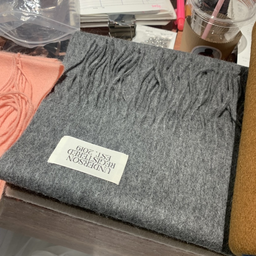 UNDERSON東大門㊣代購女士新款推薦人氣25秋冬圍巾披肩圍巾UNDERSON圍巾/披肩圖色7