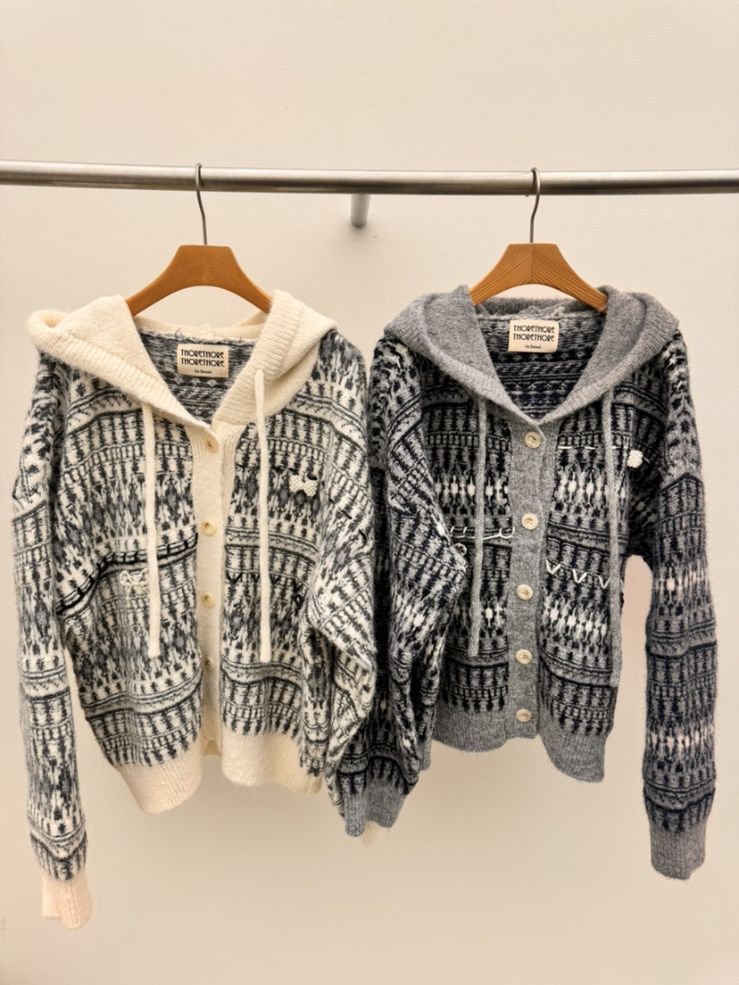 THORE韓國直郵㊣女裝新款推薦25秋冬職業休閑人氣時尚針織衫THORE針織衫