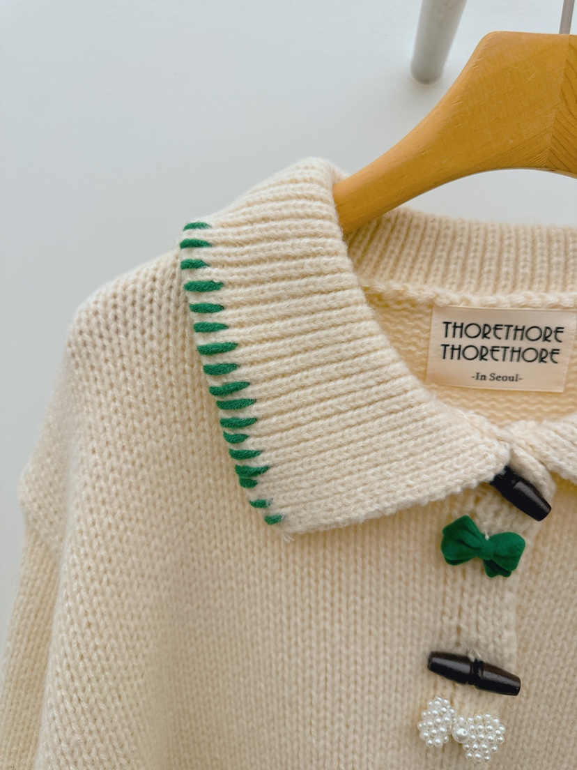 THORE東大門㊣實拍女士新款時尚推薦25秋冬職業人氣熱賣針織衫THORE針織衫