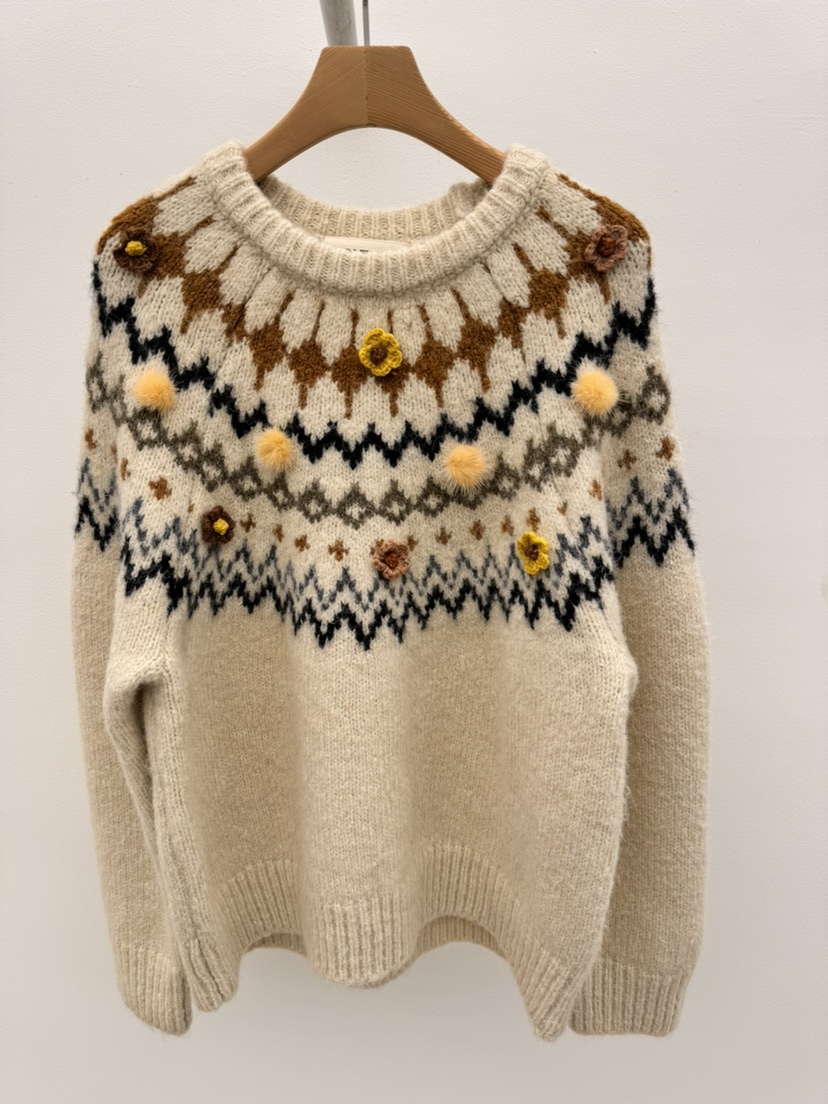 THORE韓國直郵㊣女裝新款職業熱賣休閑推薦人氣25秋冬針織衫THORE針織衫圖色1