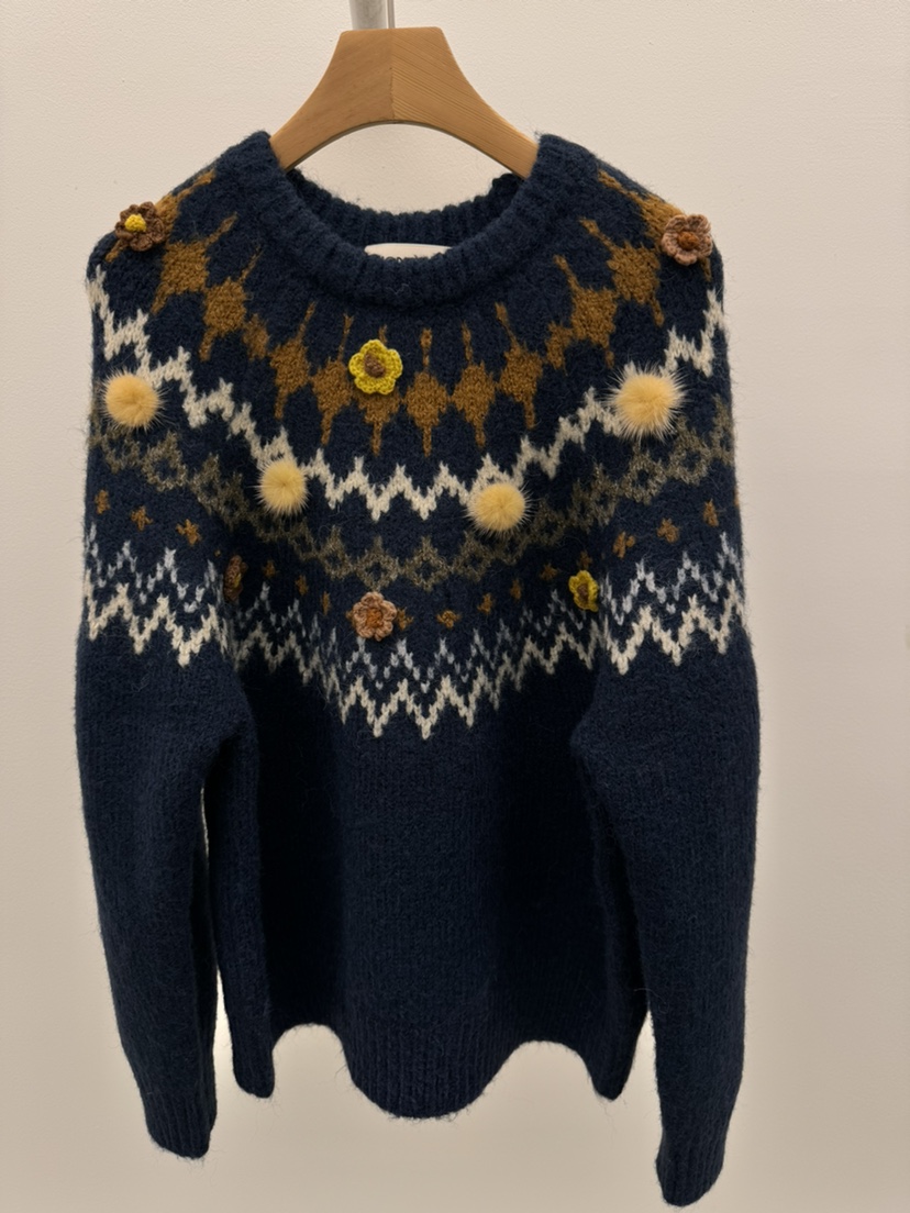 THORE韓國直郵㊣女裝新款職業熱賣休閑推薦人氣25秋冬針織衫THORE針織衫圖色2