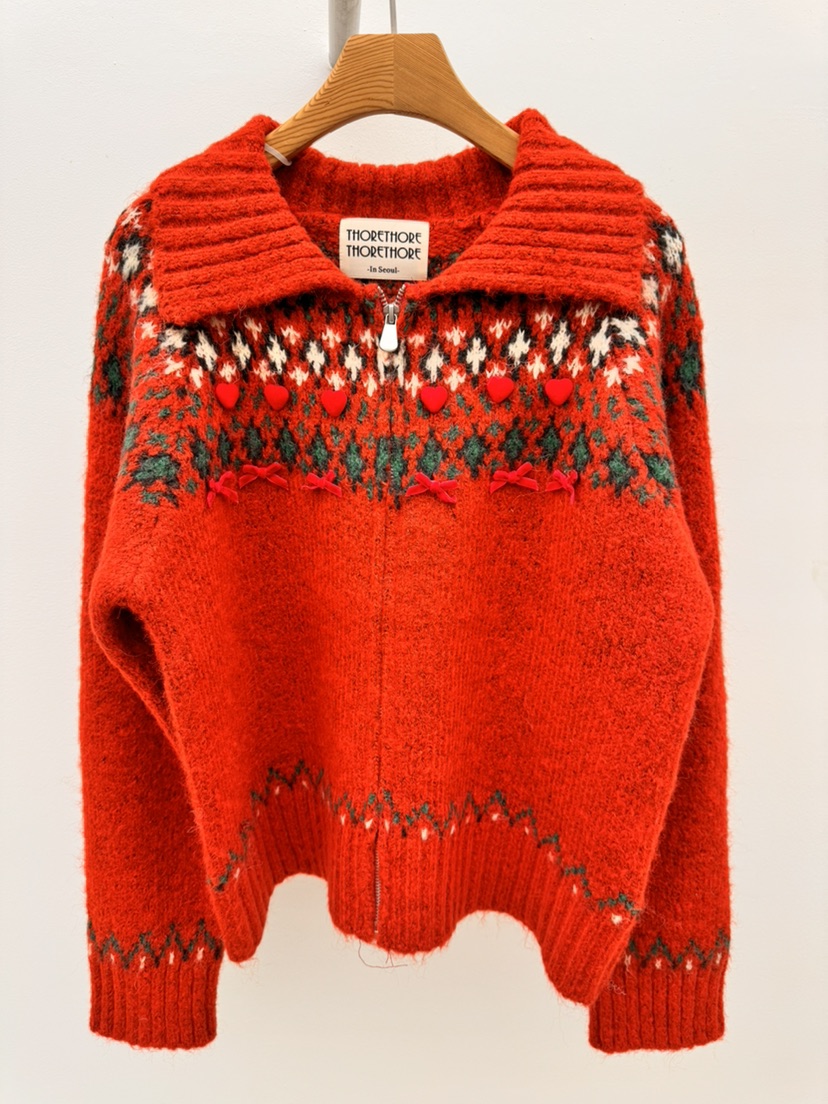 THORE東大門㊣實拍女裝新款休閑熱賣時尚職業推薦25秋冬針織衫THORE針織衫圖色2