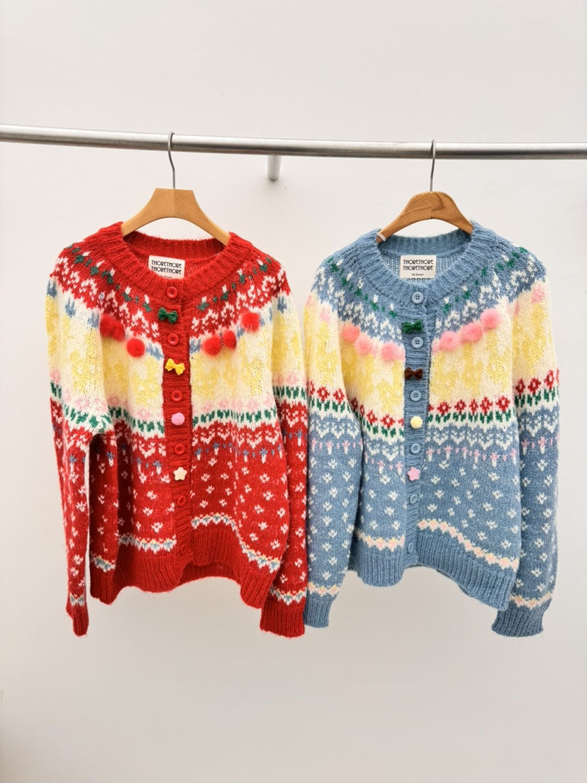 THORE韓國直郵㊣女裝新品25秋冬職業休閑人氣時尚熱賣針織衫THORE針織衫