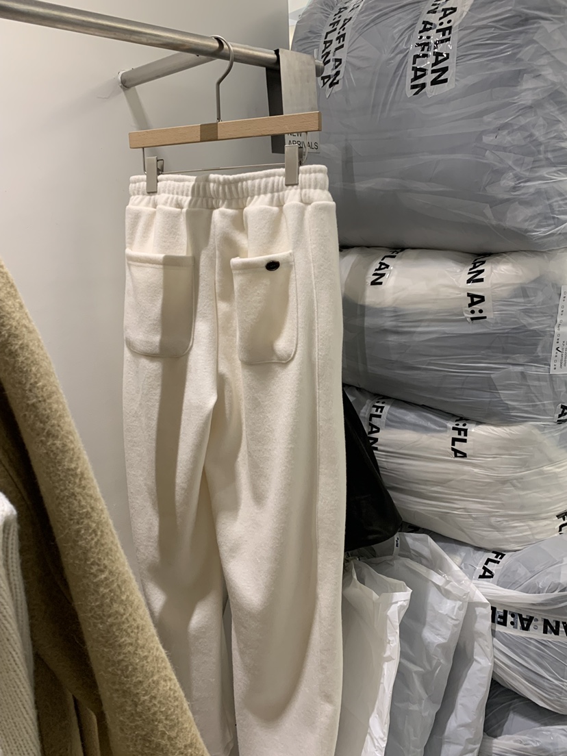 A Flan東大門㊣直郵女裝新款人氣25秋冬職業推薦時尚休閑褲AFN EDITION休閑褲