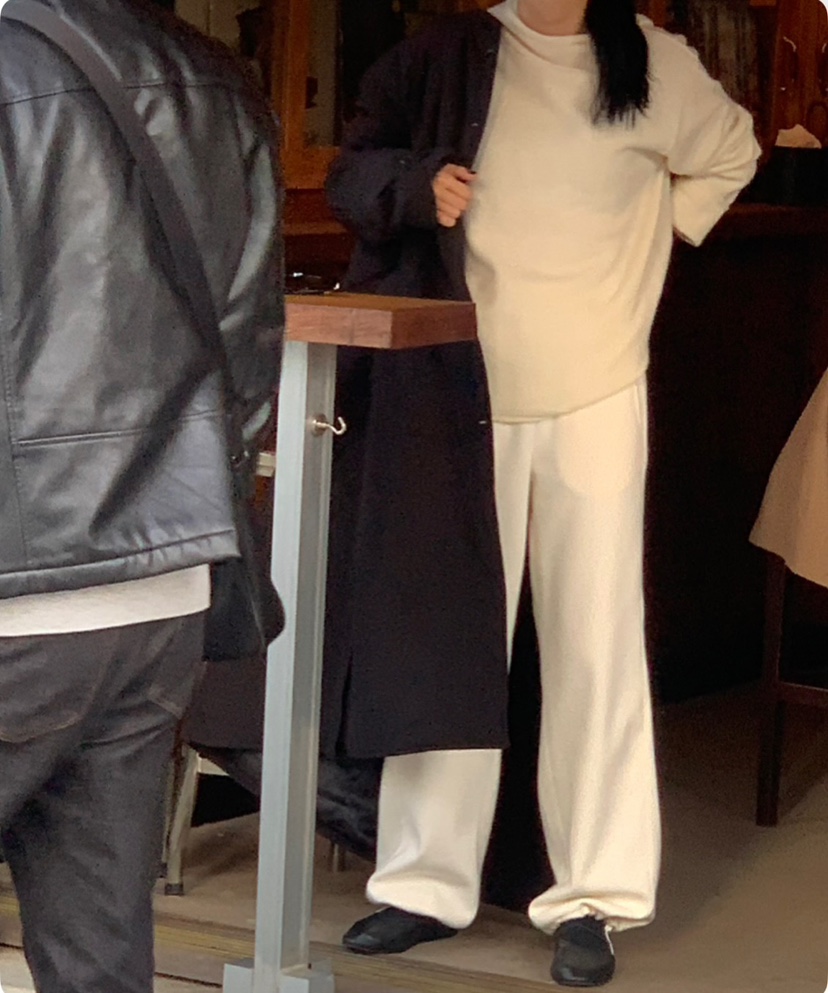 A Flan東大門㊣直郵女裝新款人氣25秋冬職業推薦時尚休閑褲AFN EDITION休閑褲