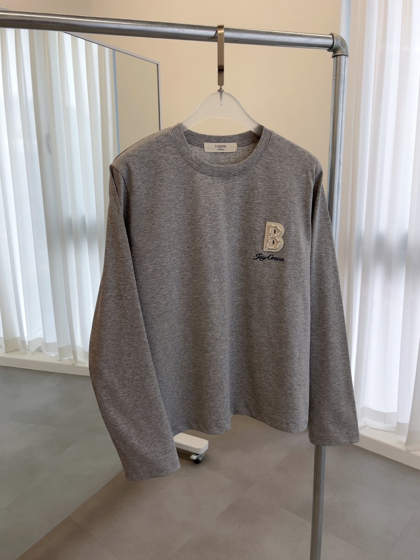 J CRANE-A東大門㊣實拍女裝新品職業25秋冬推薦時尚長袖T恤J CRANE長袖T恤圖色3