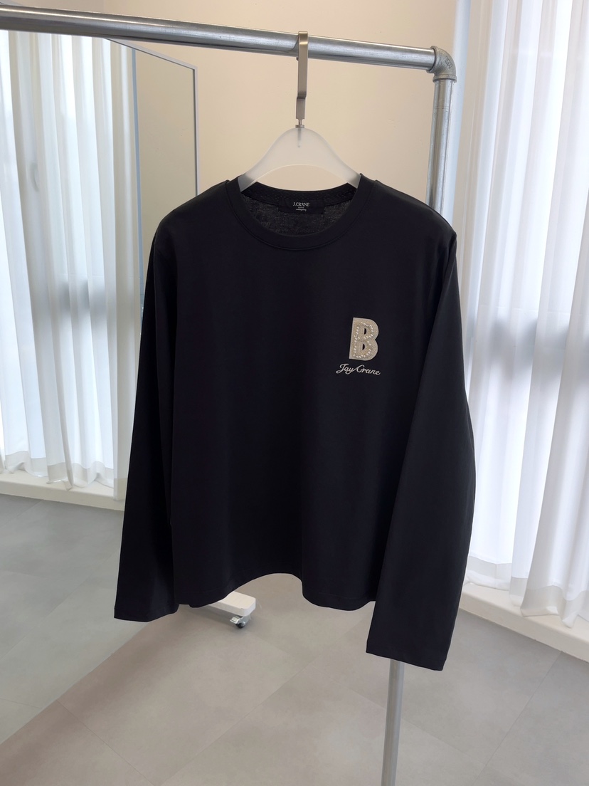 J CRANE-A東大門㊣實拍女裝新品職業25秋冬推薦時尚長袖T恤J CRANE長袖T恤圖色5