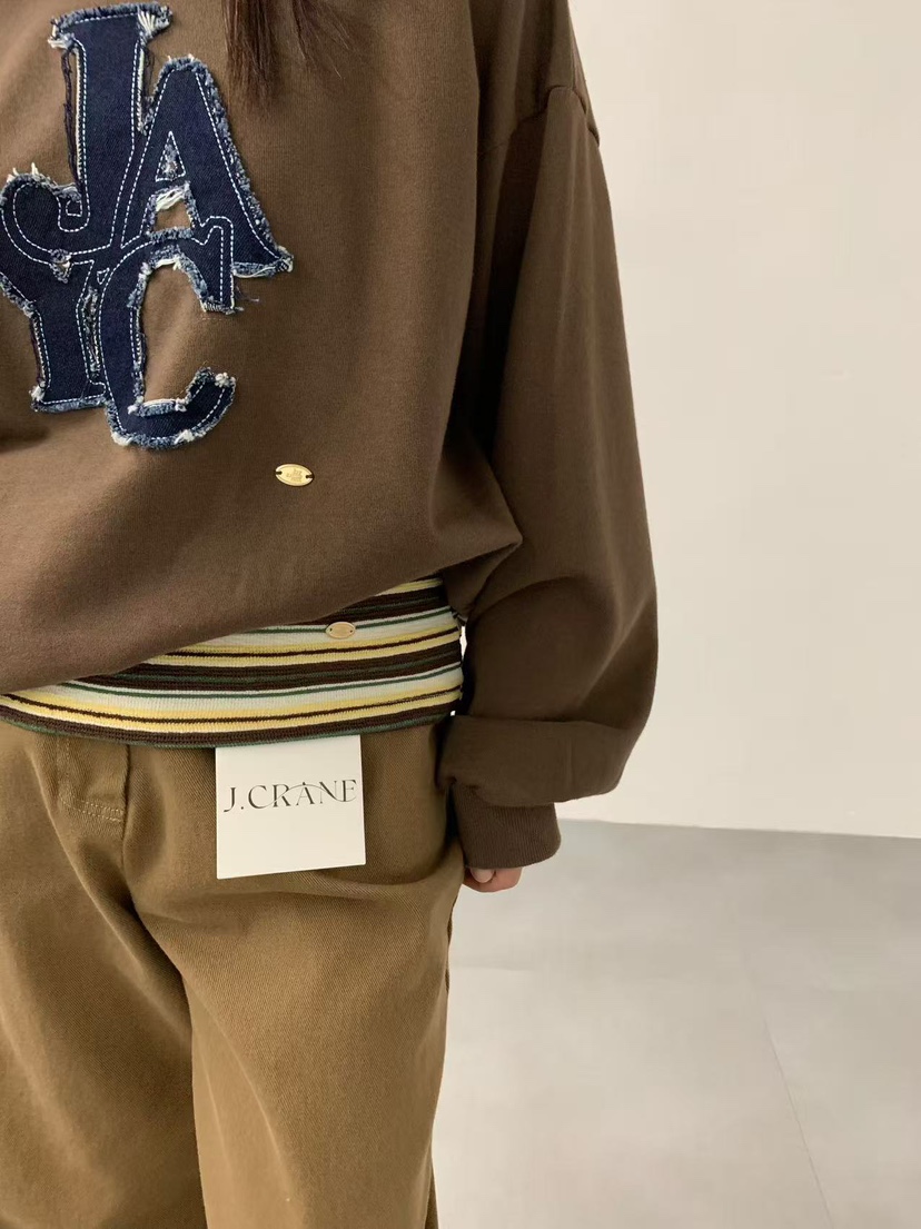 J CRANE-A東大門㊣實拍女士新款25秋冬人氣休閑衛衣不含內搭J CRANE衛衣