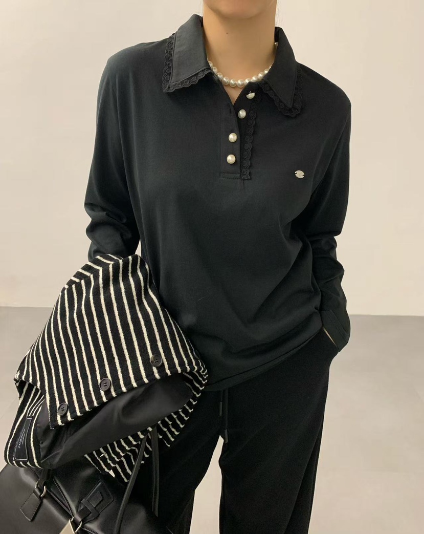 J CRANE-A韓國代購㊣女裝新品休閑熱賣25秋冬推薦長袖T恤J CRANE長袖T恤