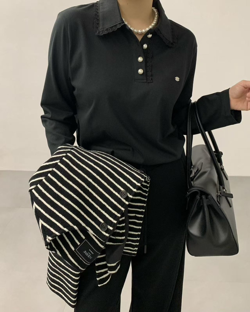 J CRANE-A韓國代購㊣女裝新品休閑熱賣25秋冬推薦長袖T恤J CRANE長袖T恤