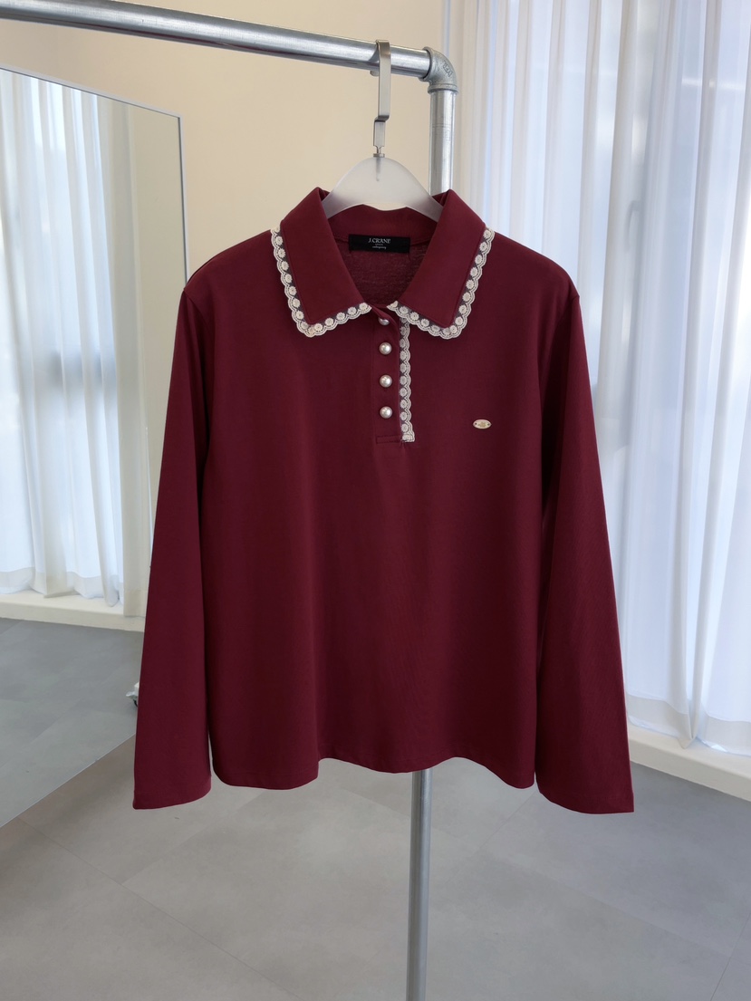 J CRANE-A韓國代購㊣女裝新品休閑熱賣25秋冬推薦長袖T恤J CRANE長袖T恤圖色2