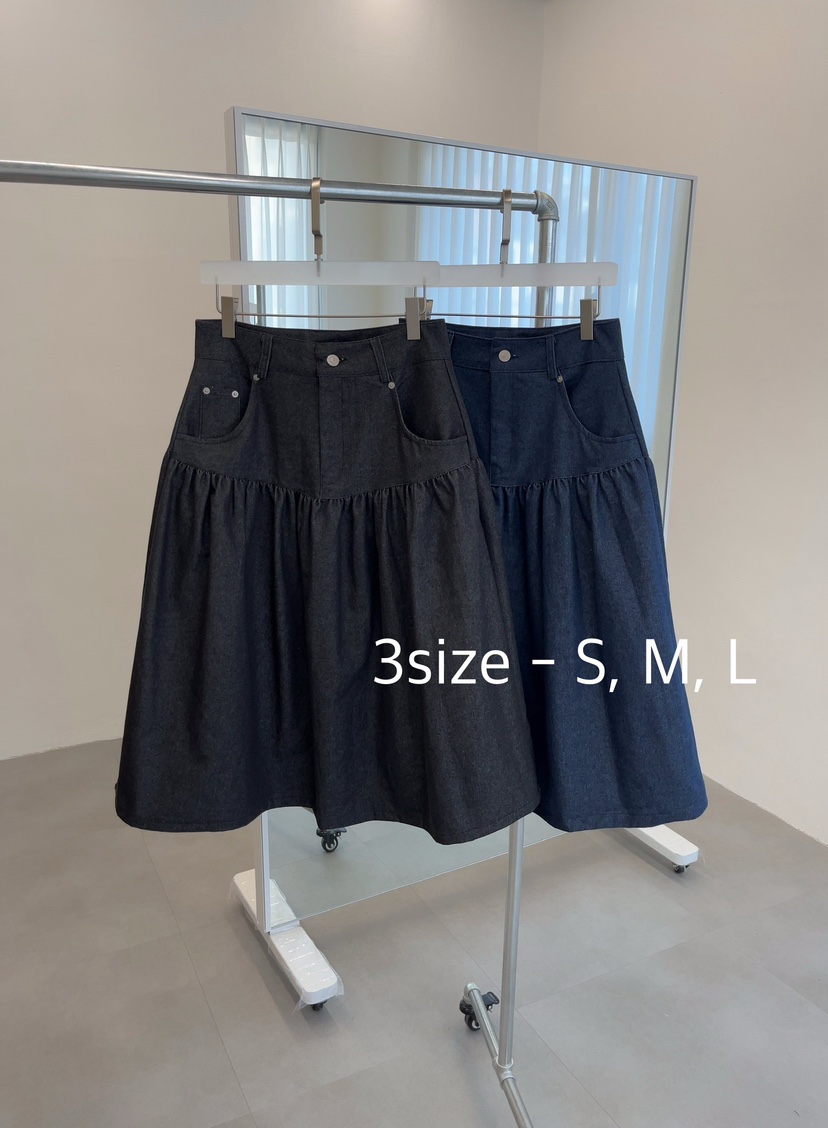 J CRANE-A東大門㊣代購女士新款熱賣推薦人氣休閑長裙褶皺J CRANE長裙