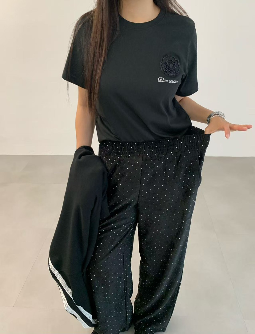 J CRANE-A韓國直郵㊣女裝新品時尚人氣職業25秋冬休閑褲天鵝絨J CRANE休閑褲