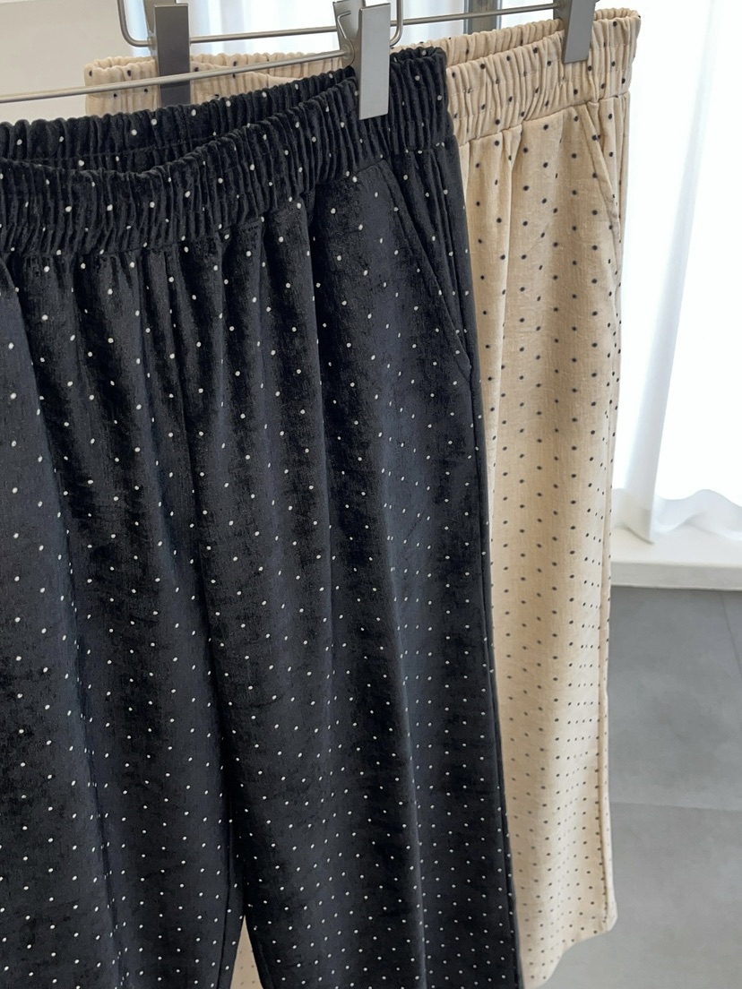 J CRANE-A韓國直郵㊣女裝新品時尚人氣職業25秋冬休閑褲天鵝絨J CRANE休閑褲