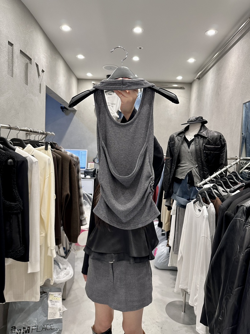 CELEBRITY-A東大門㊣代購女士新品熱賣休閑職業時尚吊帶背心CELEBRITY-A吊帶/背心