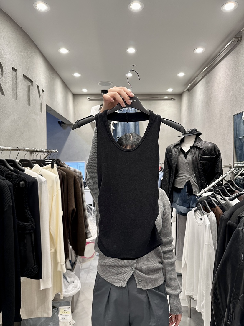 CELEBRITY-A東大門㊣代購女士新品熱賣休閑職業時尚吊帶背心CELEBRITY-A吊帶/背心圖色2