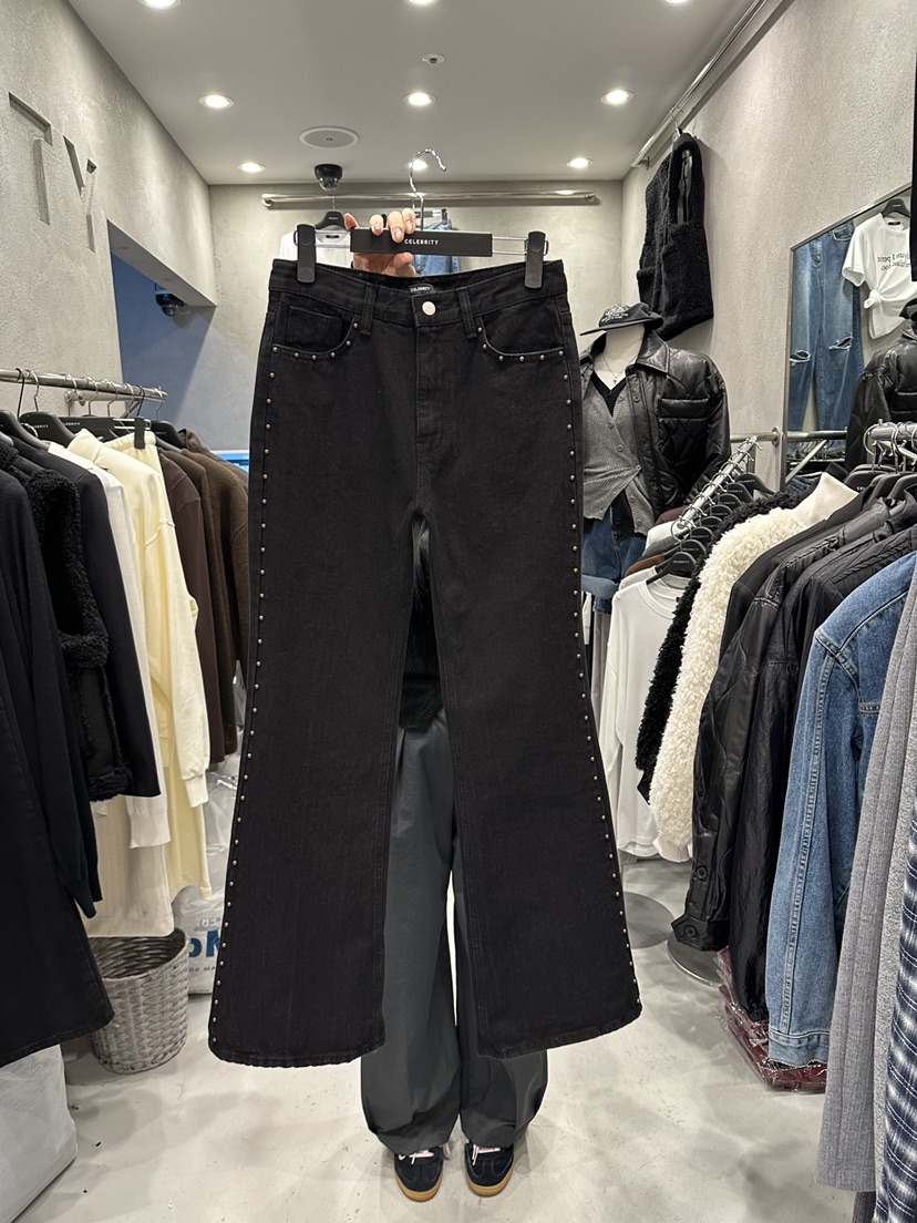 CELEBRITY-A東大門㊣實拍女士新品時尚休閑25秋冬人氣牛仔褲CELEBRITY-A牛仔褲圖色1