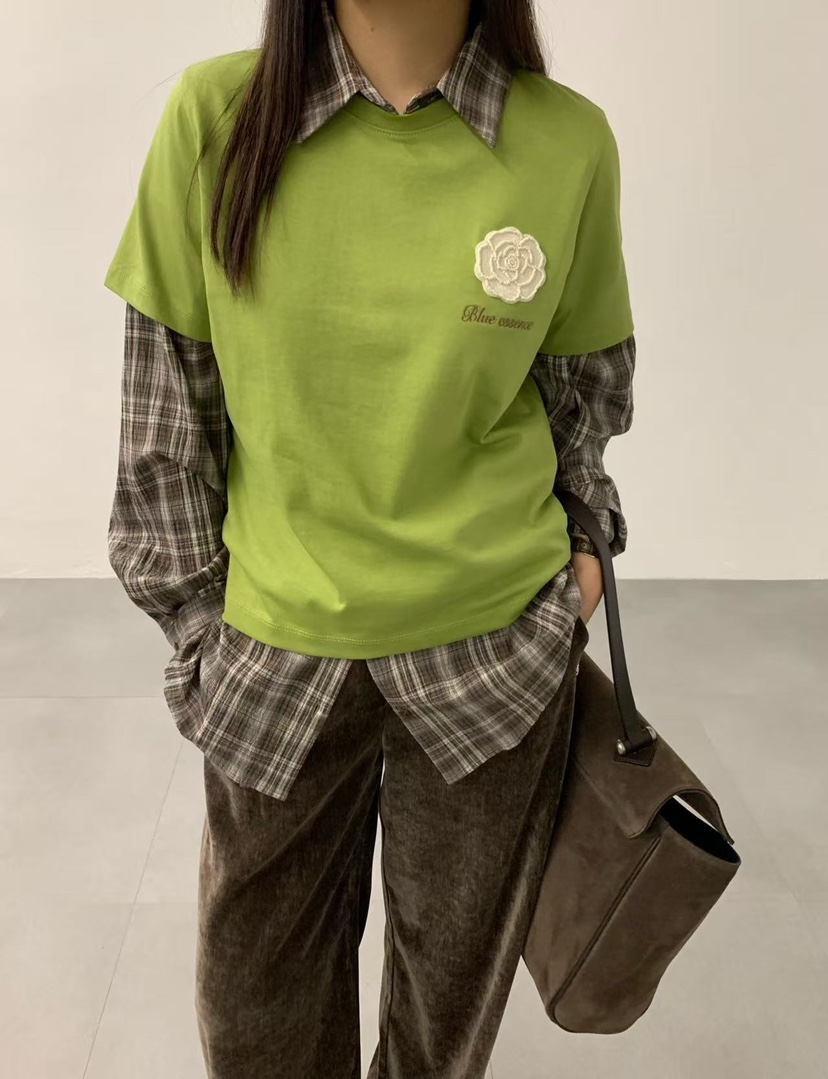 J CRANE-A韓國代購㊣女裝新品時尚人氣休閑熱賣職業推薦T恤J CRANET恤