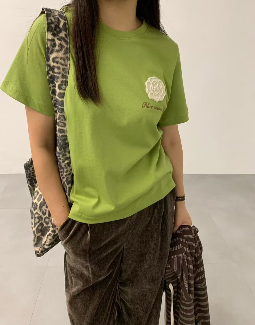 J CRANE-A韓國代購㊣女裝新品時尚人氣休閑熱賣職業推薦T恤J CRANET恤圖色4