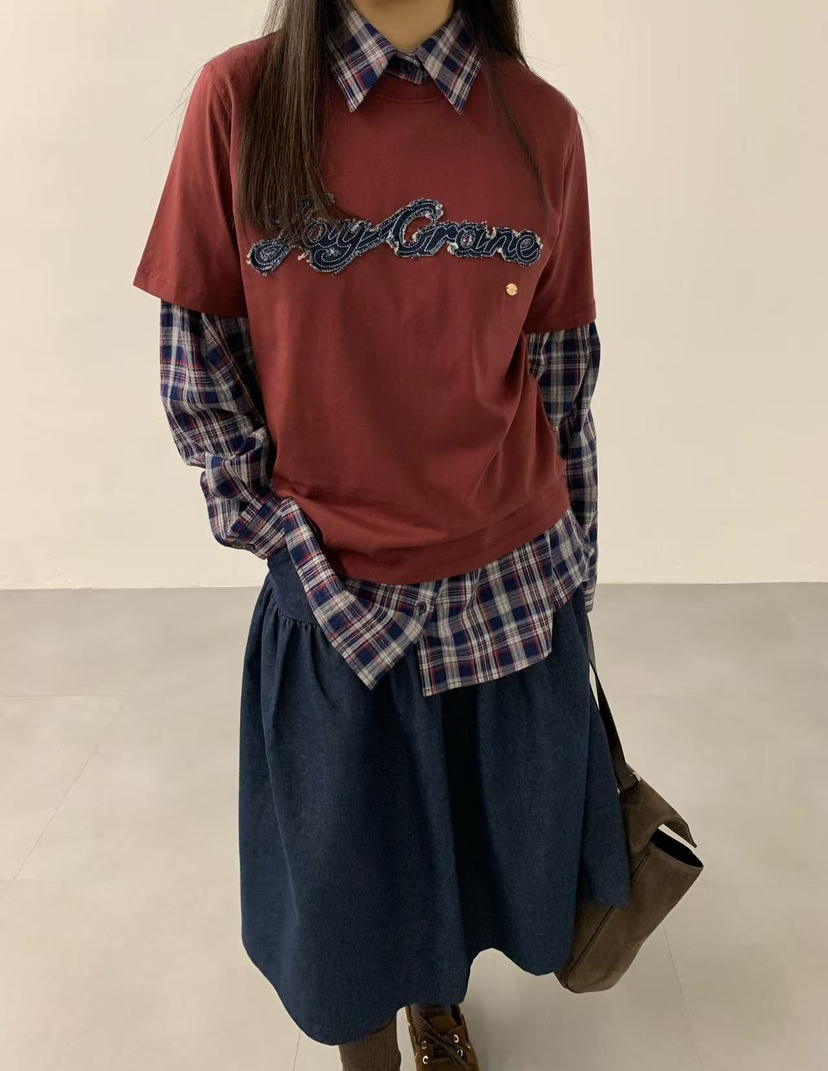 J CRANE-A東大門㊣代購女裝新款時尚推薦25秋冬職業人氣T恤J CRANET恤