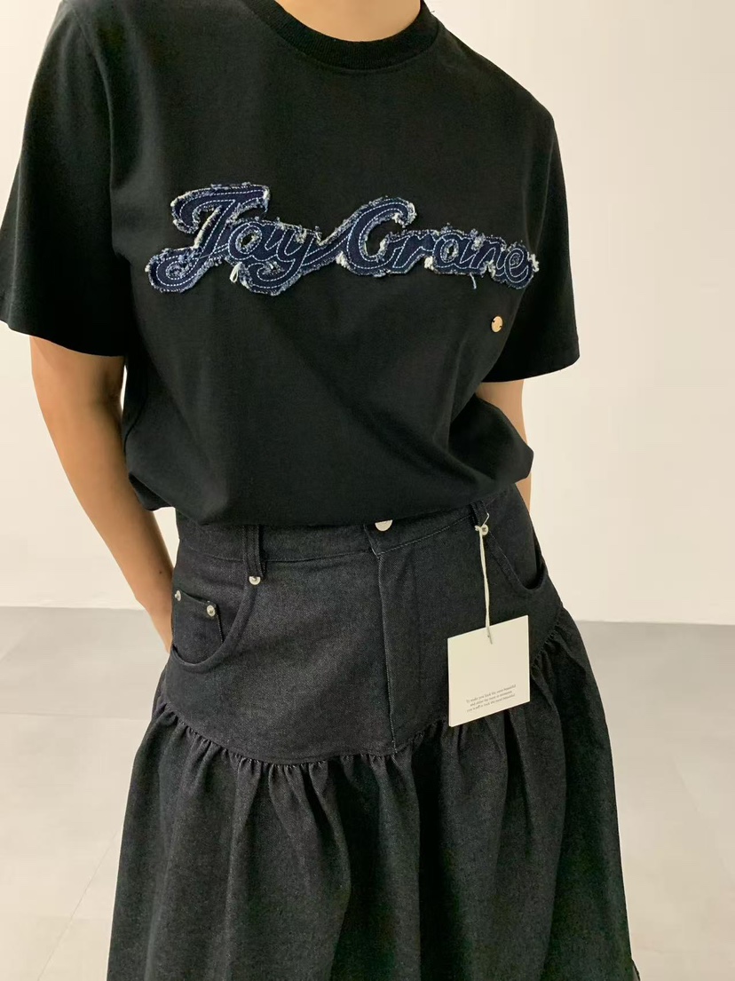 J CRANE-A東大門㊣代購女裝新款時尚推薦25秋冬職業人氣T恤J CRANET恤圖色1