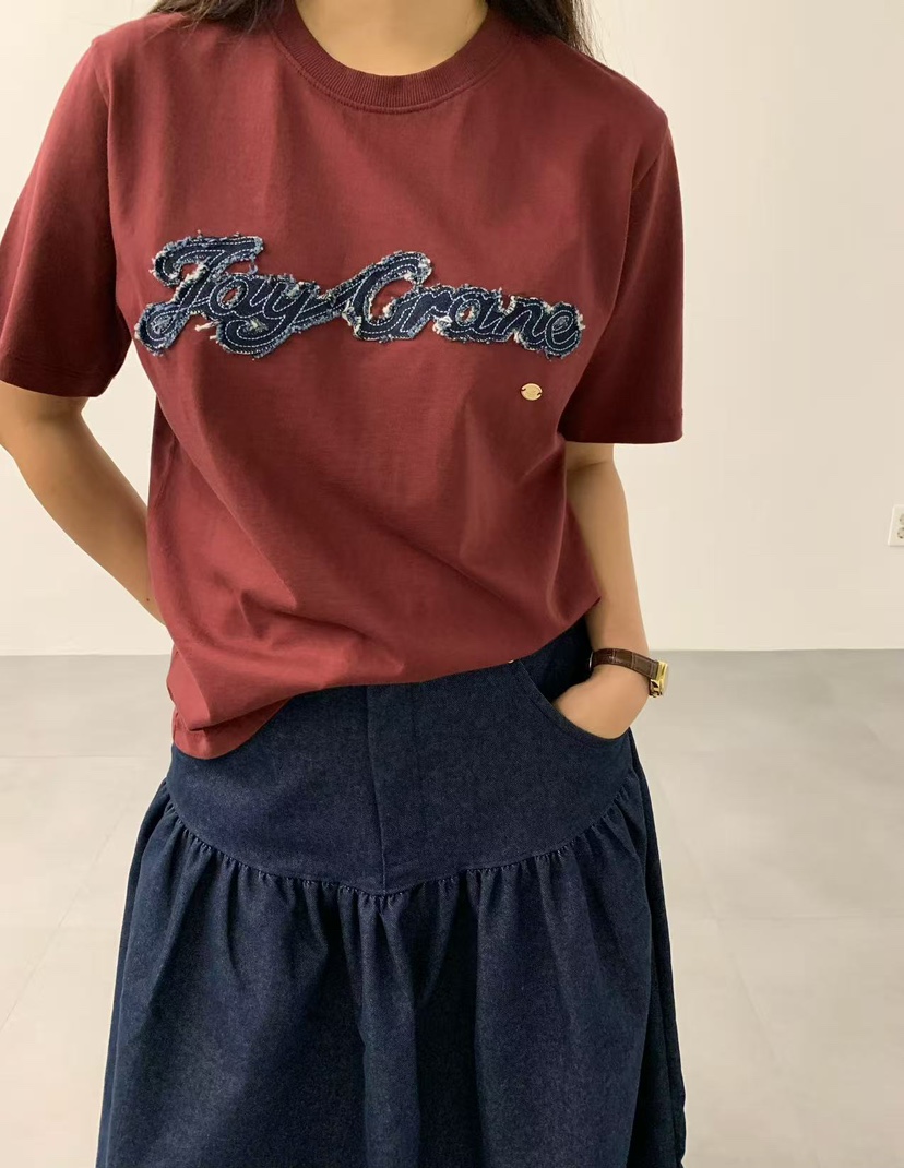 J CRANE-A東大門㊣代購女裝新款時尚推薦25秋冬職業人氣T恤J CRANET恤圖色3